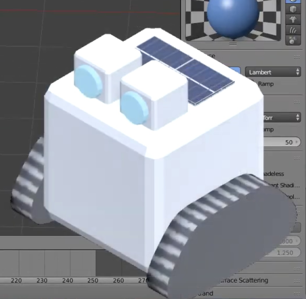 Picture of robot model for the Code minigame